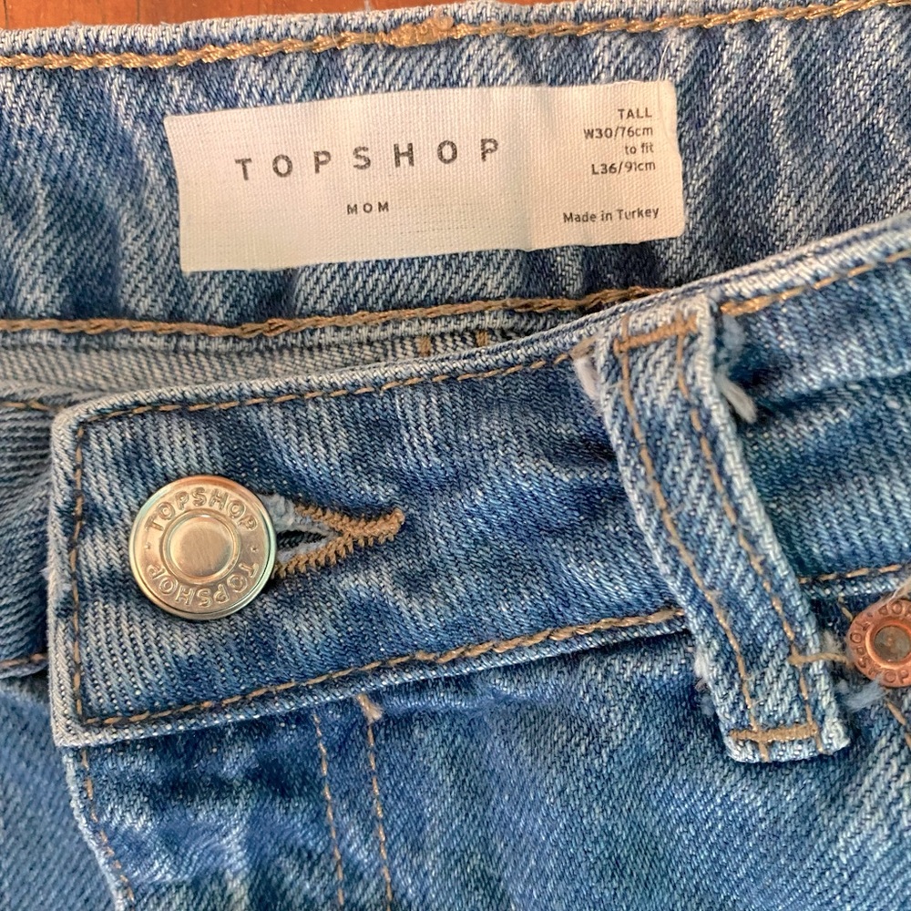 Topshop mom jeans